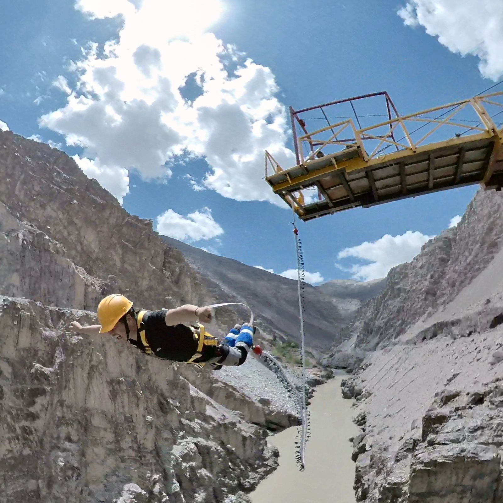 Bungee Jumping in Zanskar