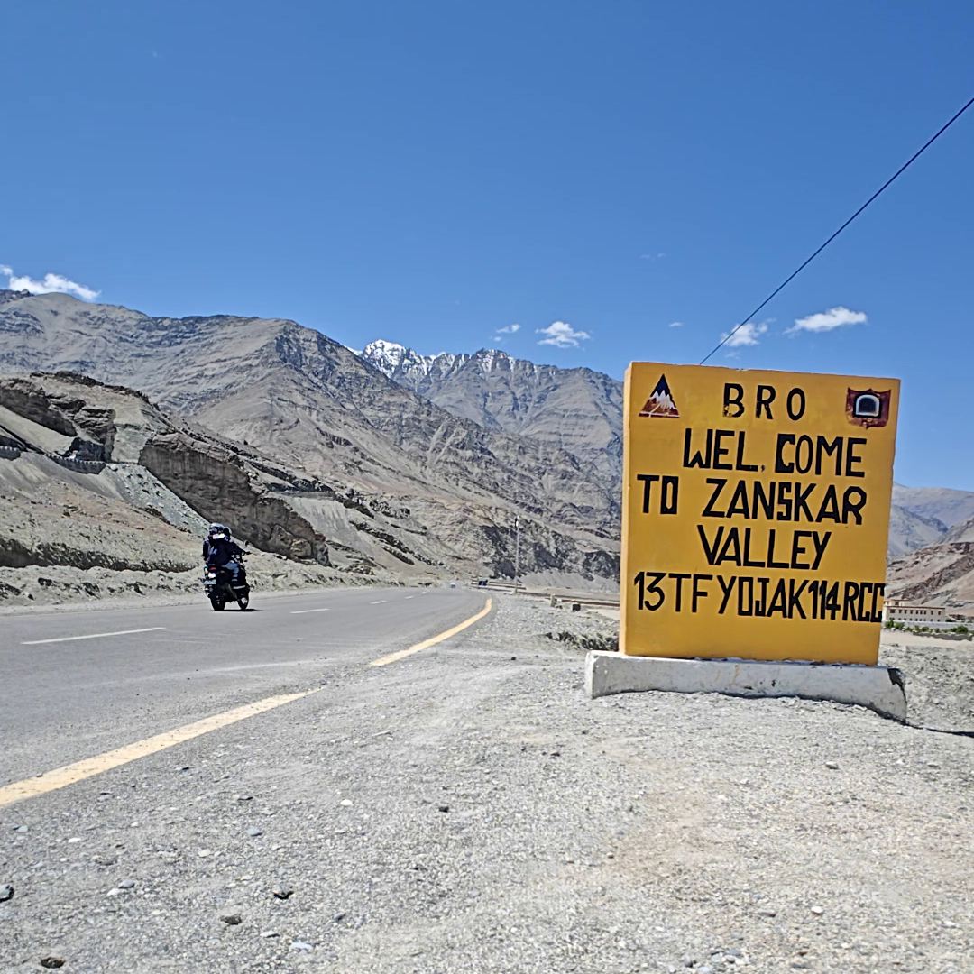 Entering Zanskar Valley