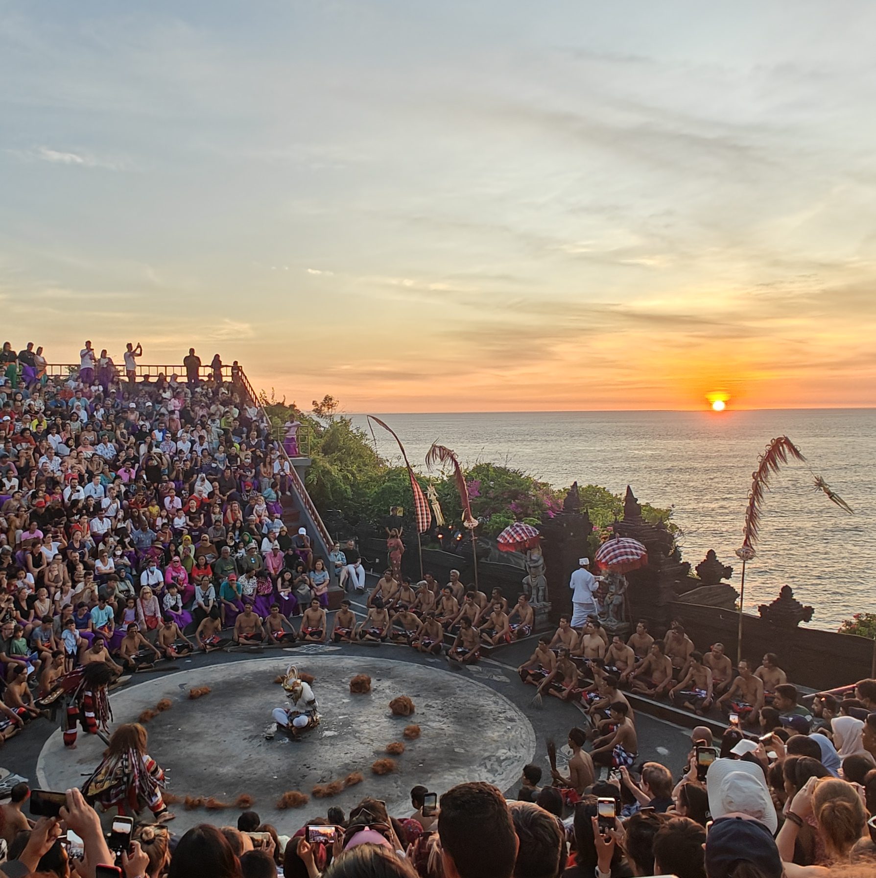 Kecak Dance at sunset